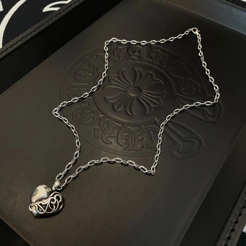 Cozy Chrome Hearts Necklaces 242192