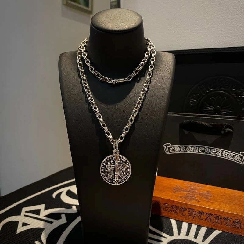 Refined Chrome Hearts Necklaces 242176