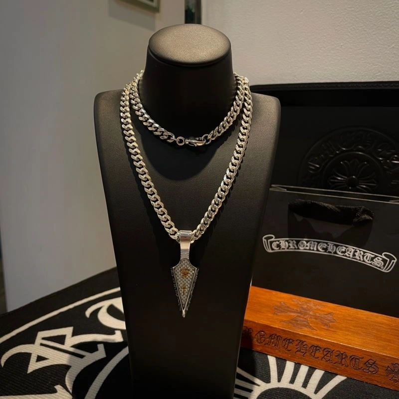 Comfortable Chrome Hearts Necklaces 242180