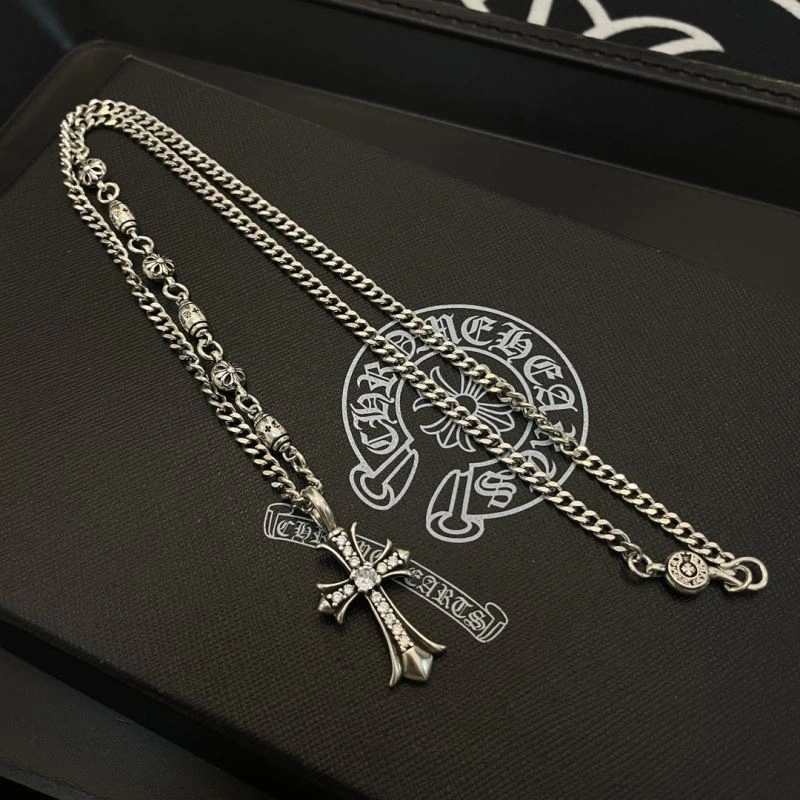 Cozy Chrome Hearts Necklaces 242006