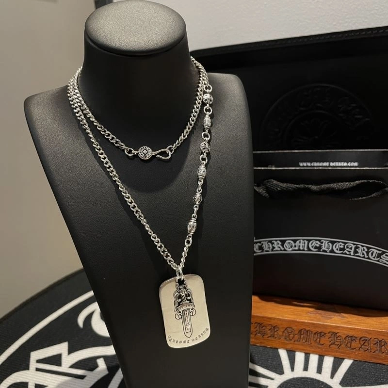 Sleek Chrome Hearts Necklaces 242686