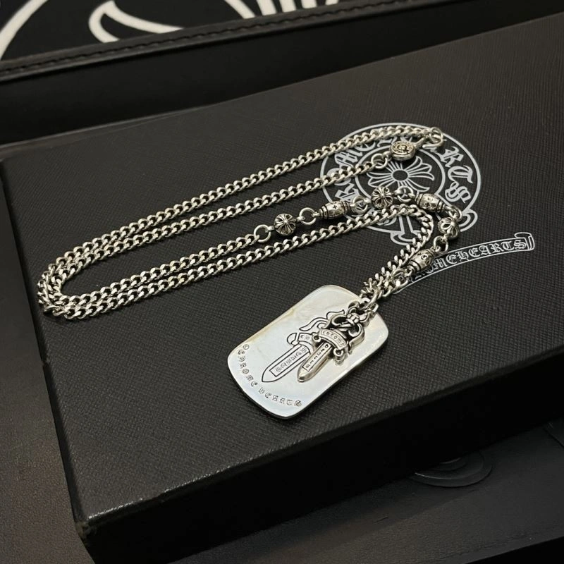 Sleek Chrome Hearts Necklaces 242686