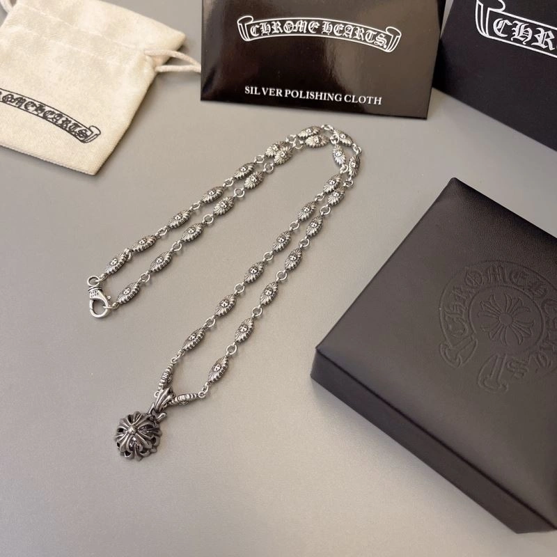 Compact Chrome Hearts Necklaces 242649