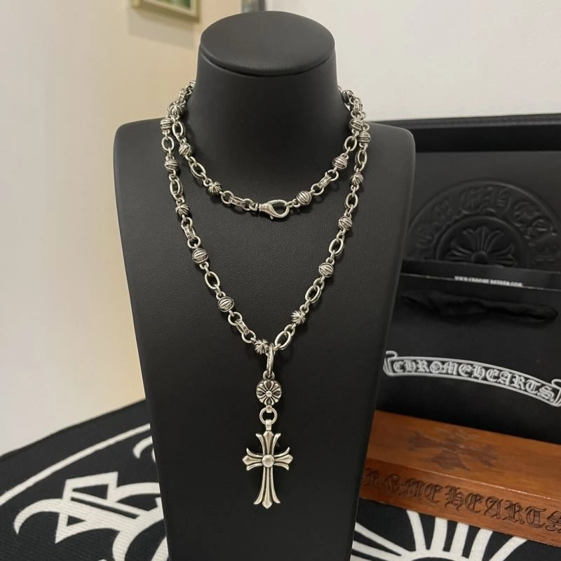 Refined Chrome Hearts Necklaces 242469