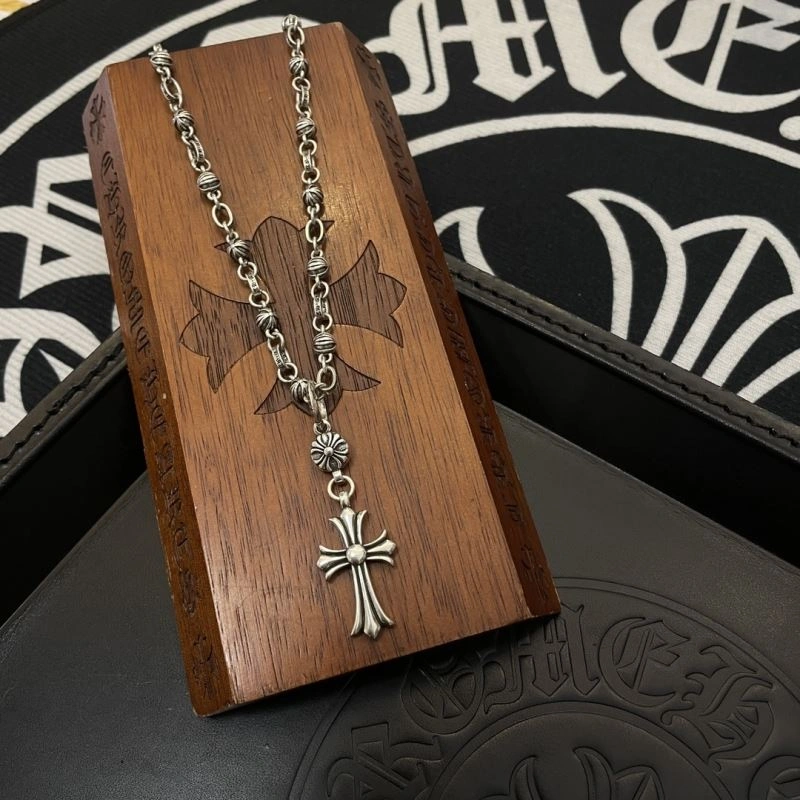 Refined Chrome Hearts Necklaces 242469