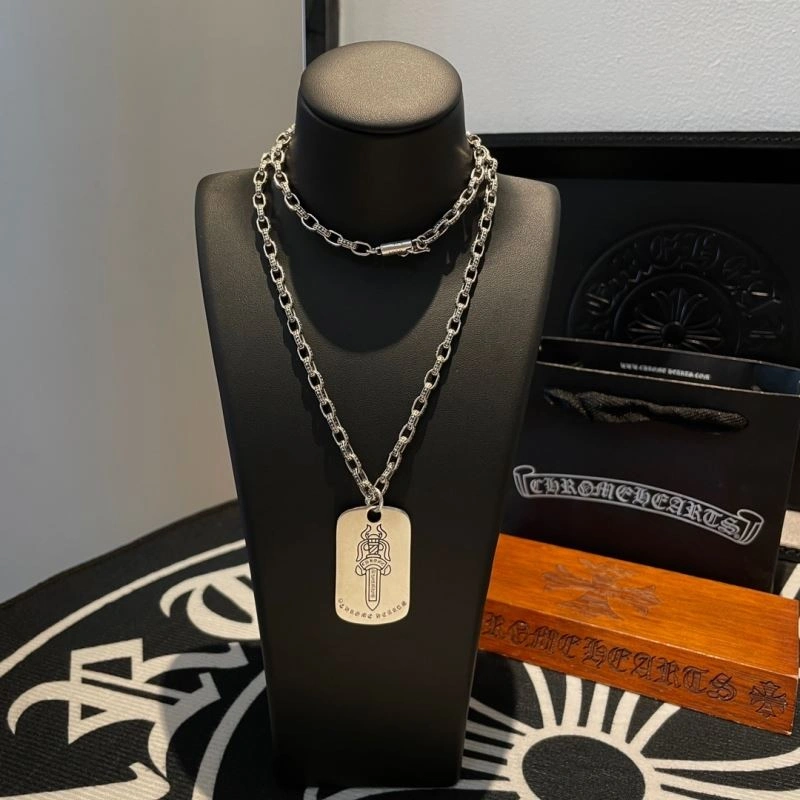 Comfortable Chrome Hearts Necklaces 242467