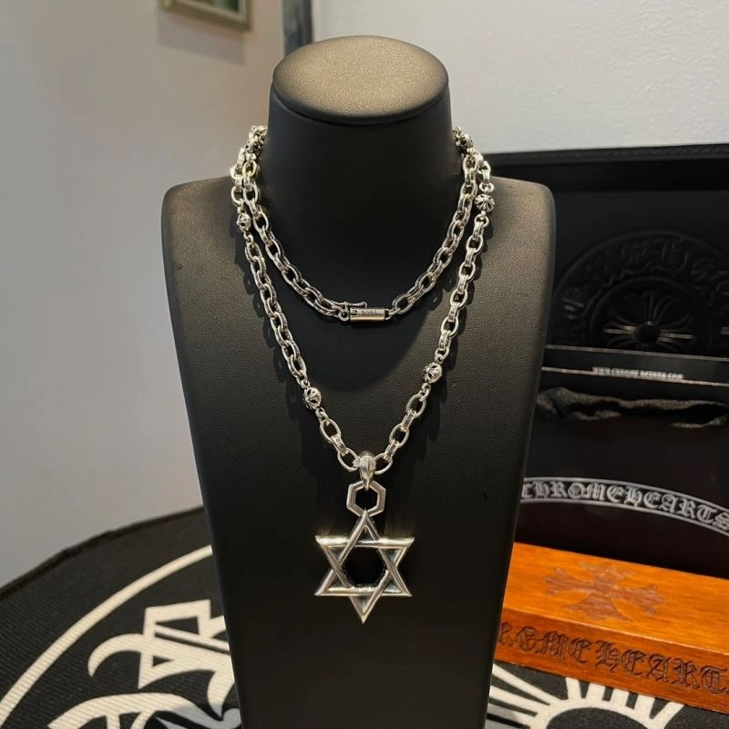 Comfortable Chrome Hearts Necklaces 242388