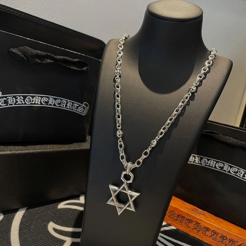 Comfortable Chrome Hearts Necklaces 242388