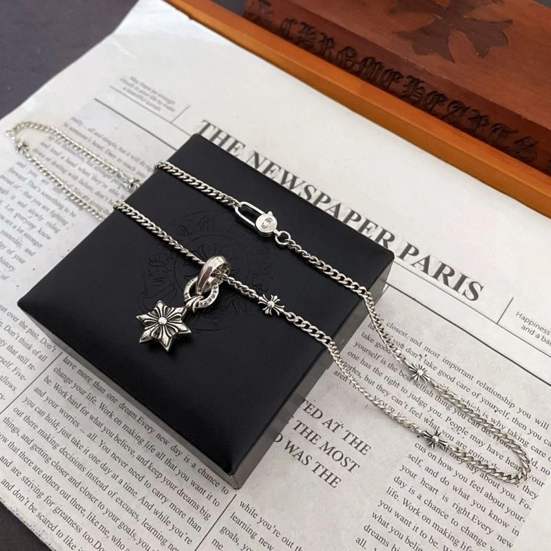 Bright Chrome Hearts Necklaces 242386