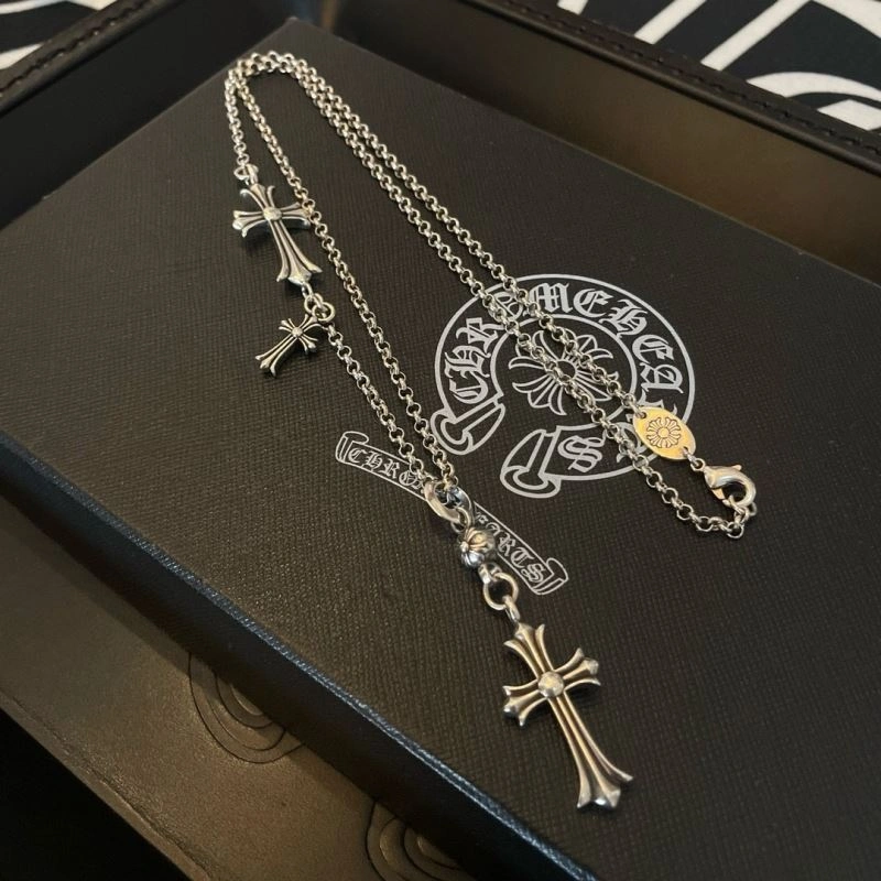 Flexible Chrome Hearts Necklaces 242365