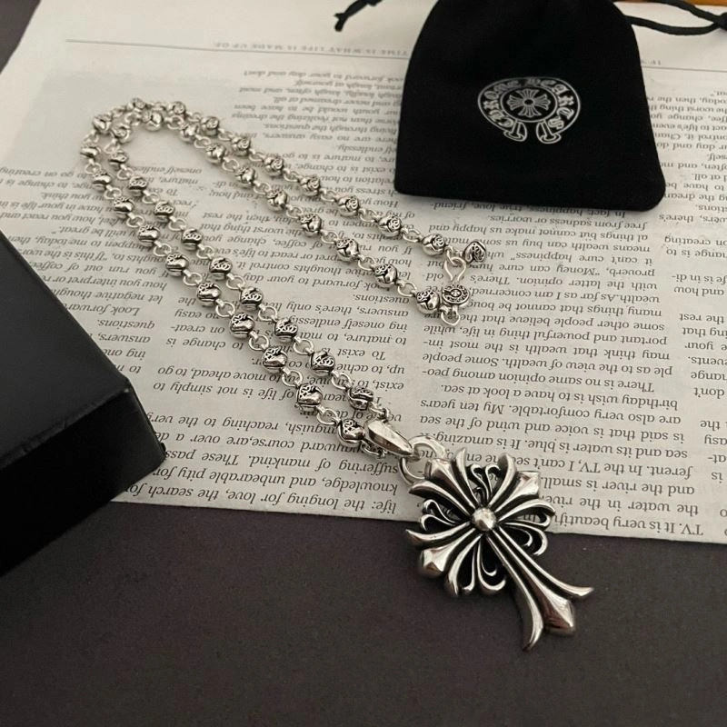Cozy Chrome Hearts Necklaces 241882