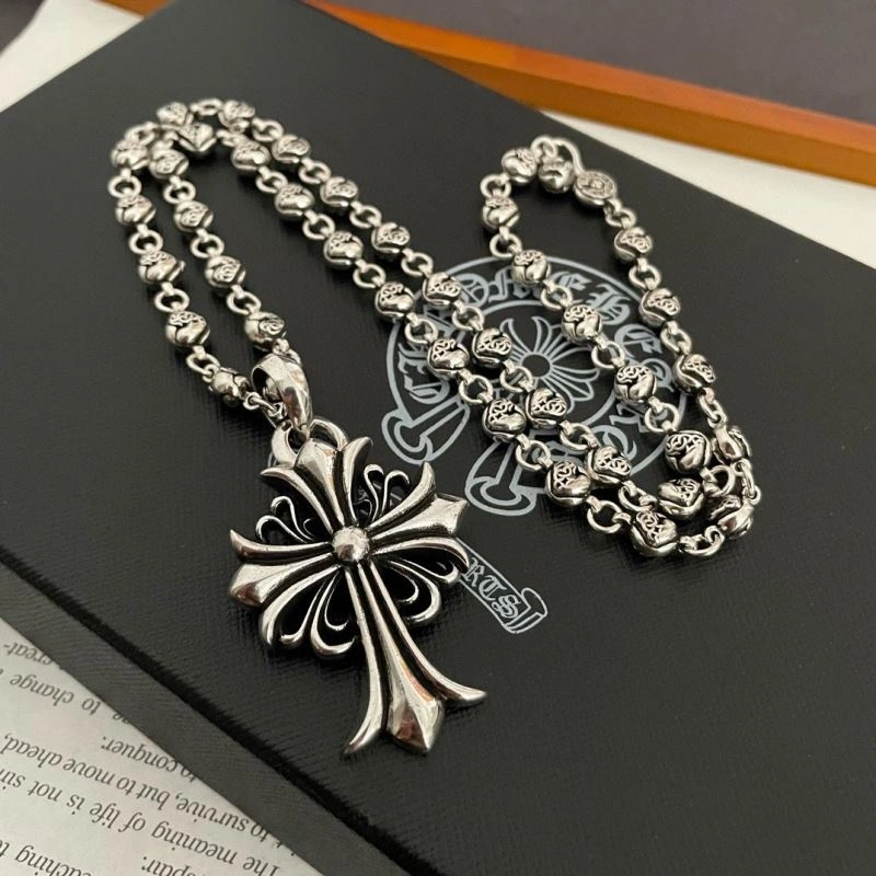 Cozy Chrome Hearts Necklaces 241882