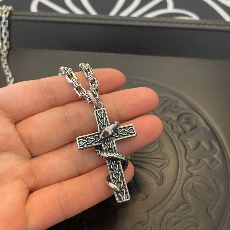 Comfortable Chrome Hearts Necklaces 241654