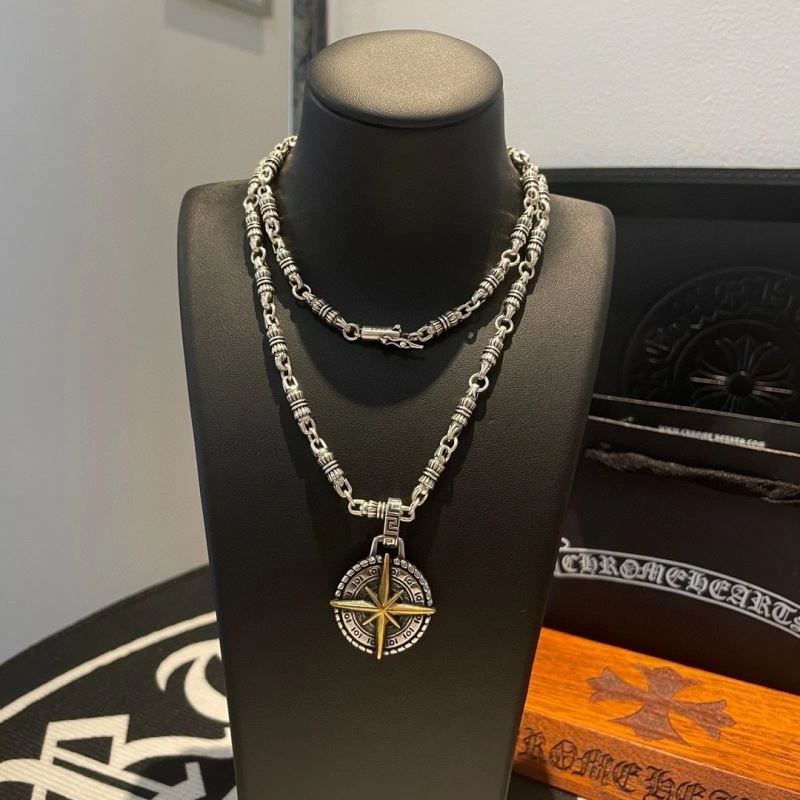 Bold Chrome Hearts Necklaces 241610