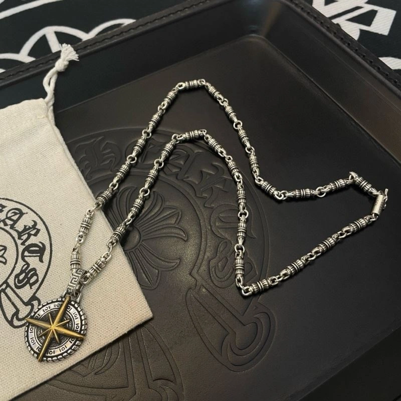 Bold Chrome Hearts Necklaces 241610