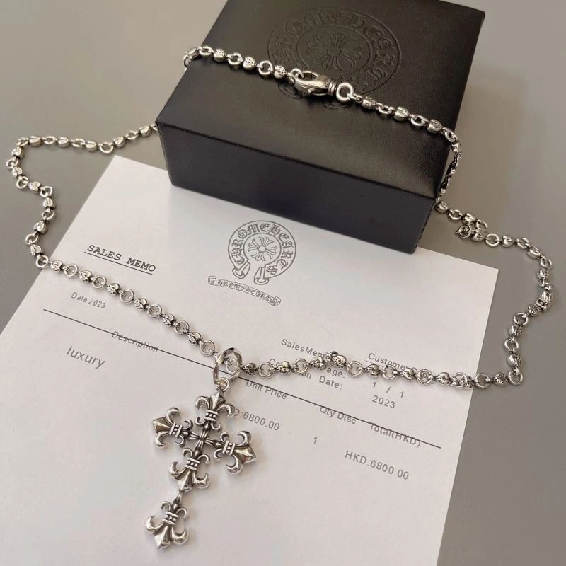 Compact Chrome Hearts Necklaces 241602