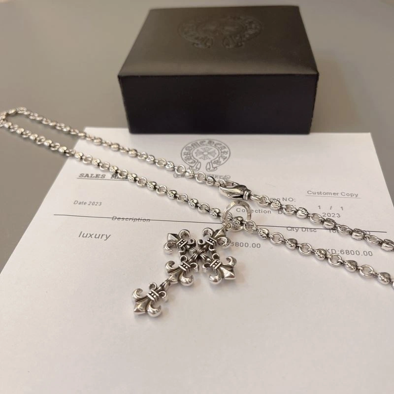 Compact Chrome Hearts Necklaces 241602