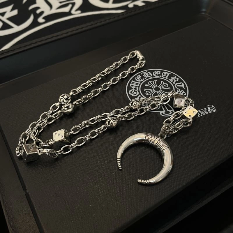 Comfortable Chrome Hearts Necklaces 241569