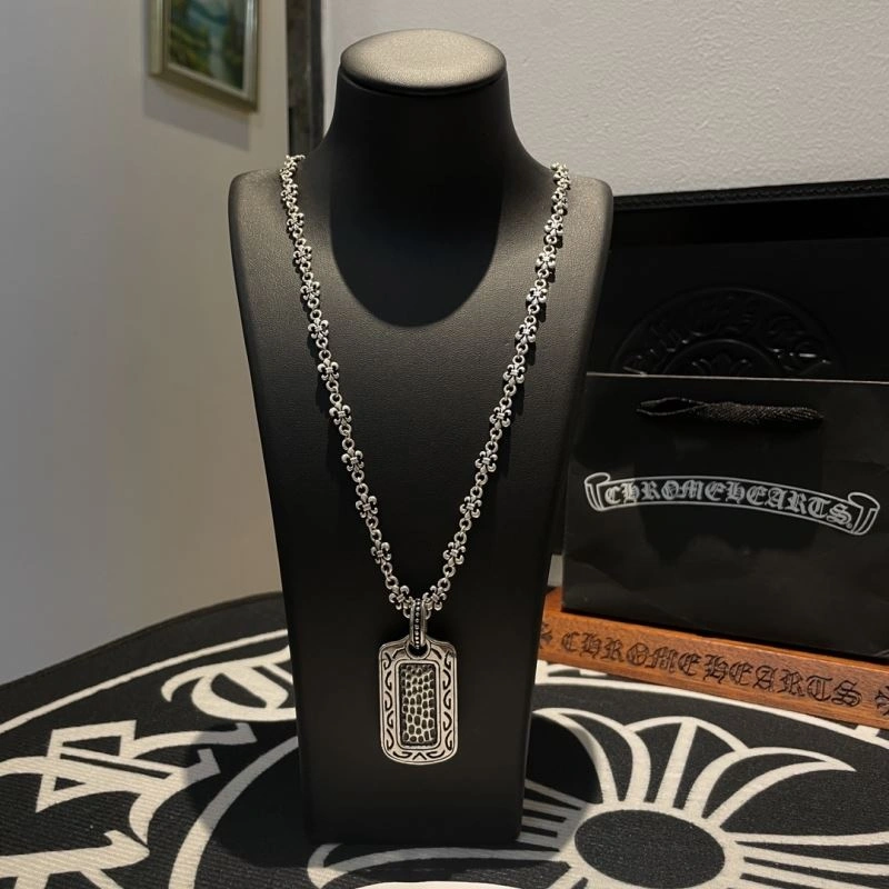 Cozy Chrome Hearts Necklaces 241551