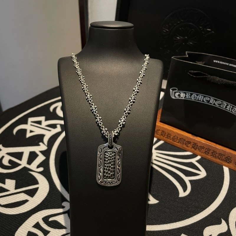 Cozy Chrome Hearts Necklaces 241551