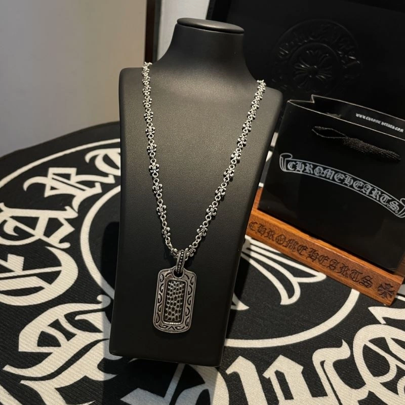 Cozy Chrome Hearts Necklaces 241551