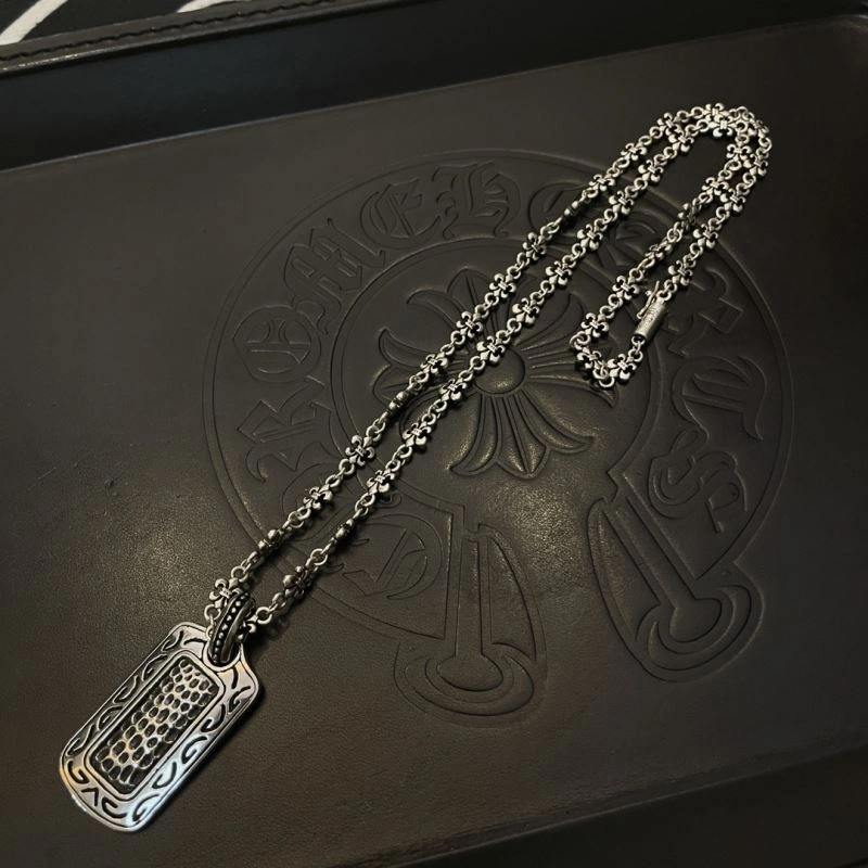 Cozy Chrome Hearts Necklaces 241551