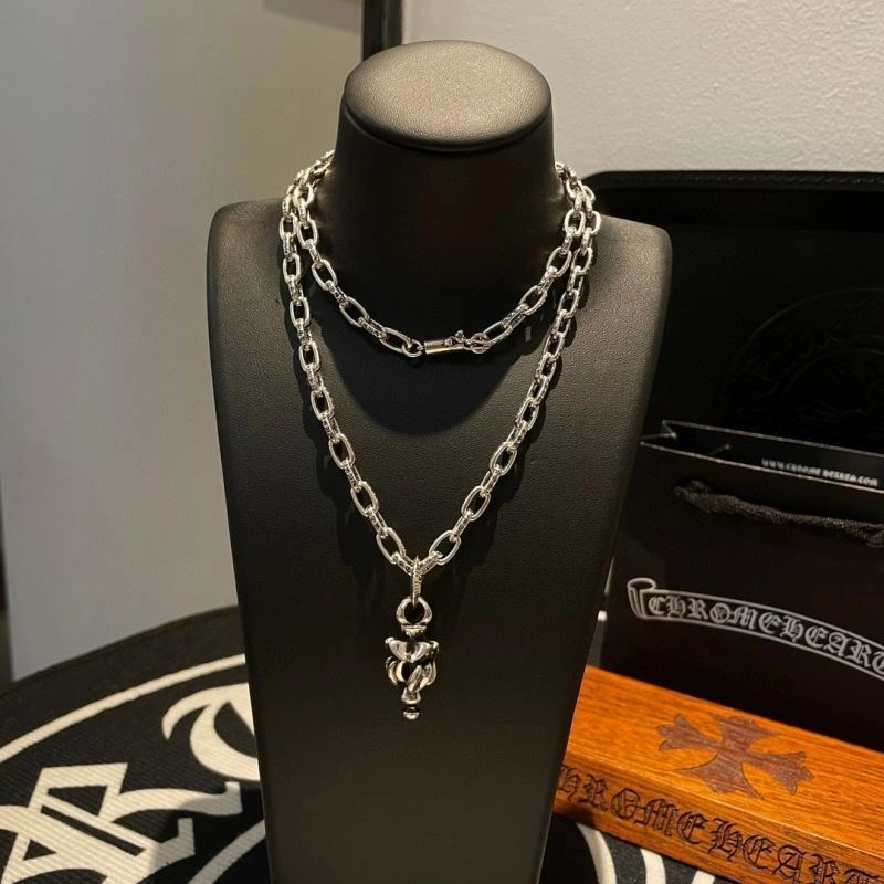 Bold Chrome Hearts Necklaces 241219