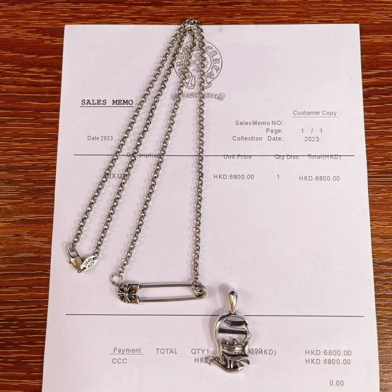 Youthful Chrome Hearts Necklaces 241088