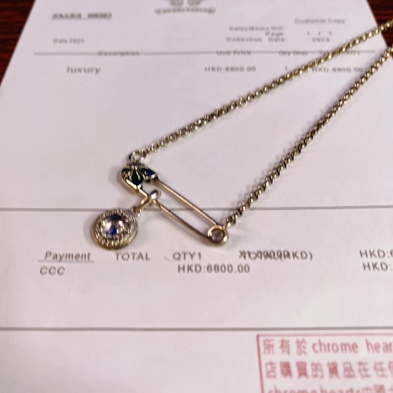 MoistureWicking Chrome Hearts Necklaces 241090