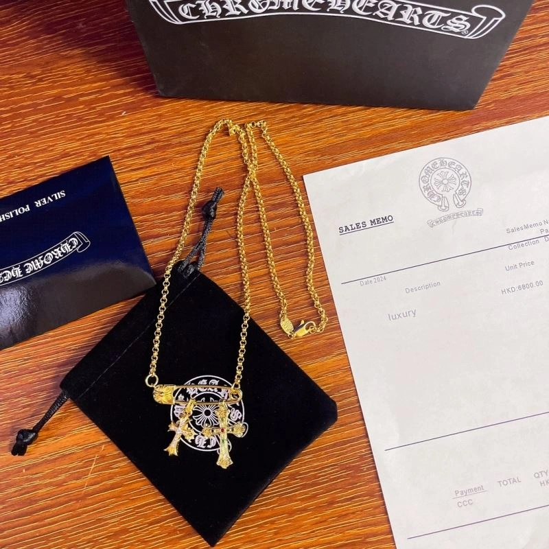 SoftTouch Chrome Hearts Necklaces 241052
