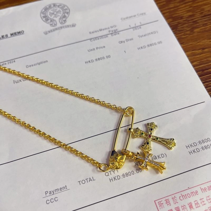 SoftTouch Chrome Hearts Necklaces 241052