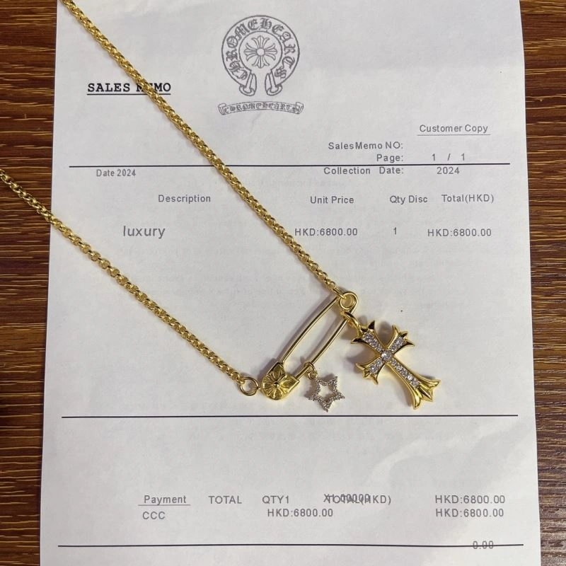 Popular Chrome Hearts Necklaces 241042
