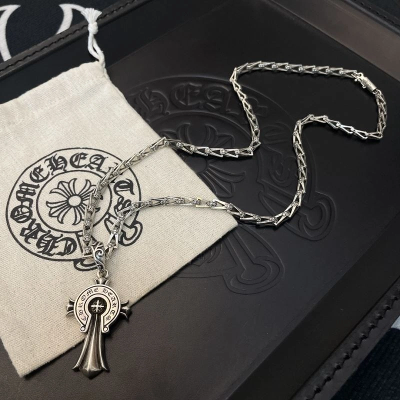 Seasonal Chrome Hearts Necklaces 241008