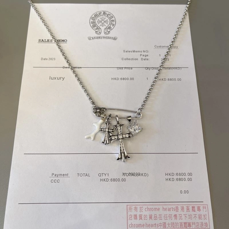 Flexible Chrome Hearts Necklaces 240706