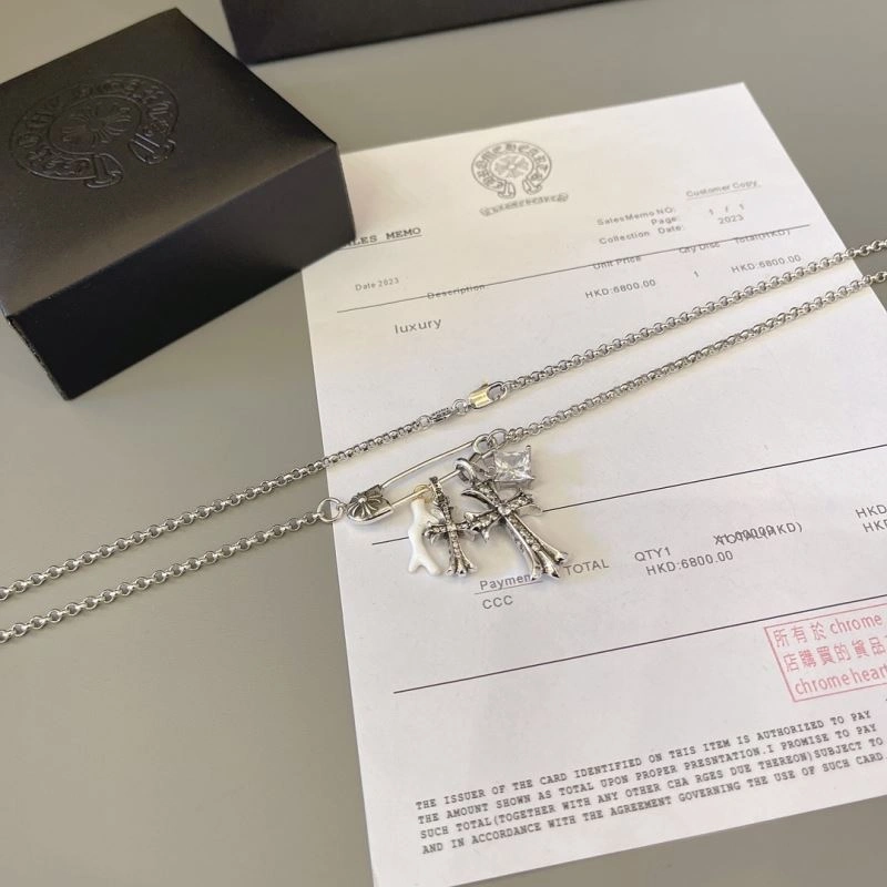 Flexible Chrome Hearts Necklaces 240706