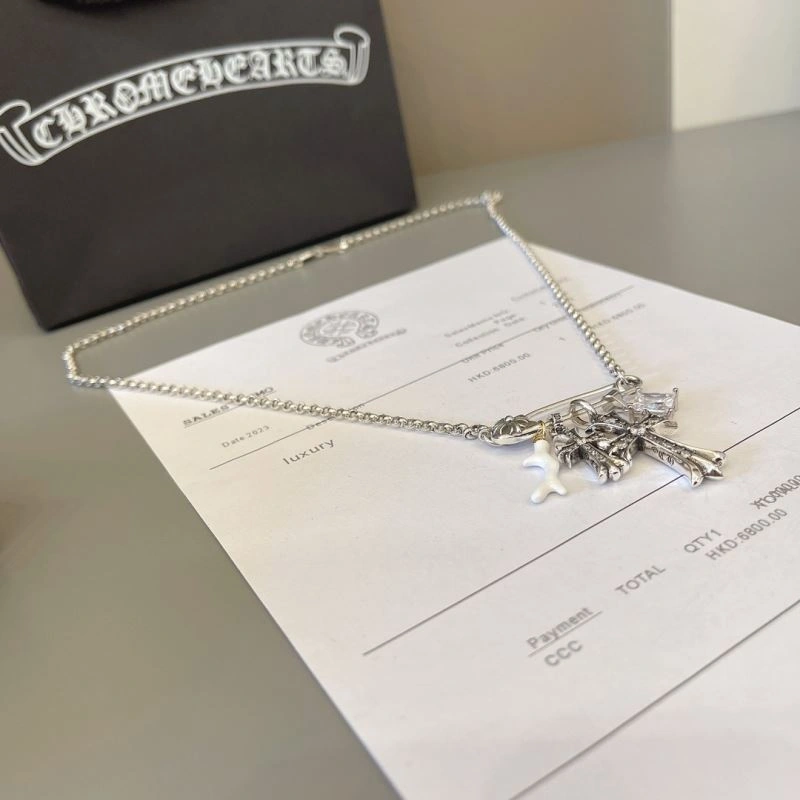 Flexible Chrome Hearts Necklaces 240706