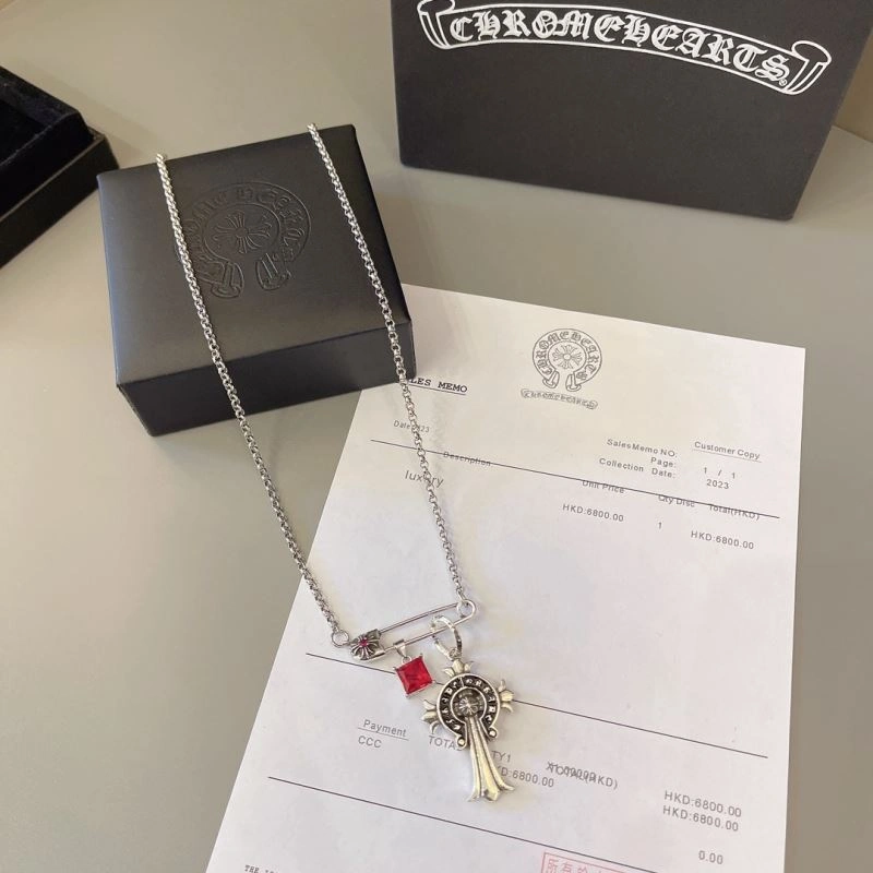 OdorResistant Chrome Hearts Necklaces 240720