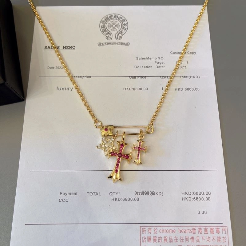Supportive Chrome Hearts Necklaces 240696
