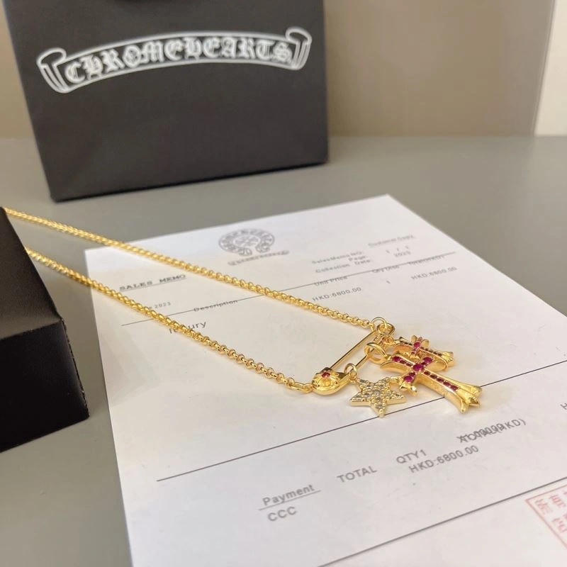 Supportive Chrome Hearts Necklaces 240696