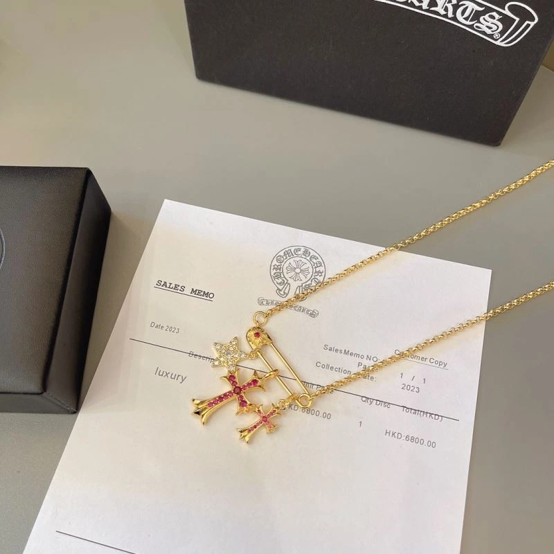 Supportive Chrome Hearts Necklaces 240696