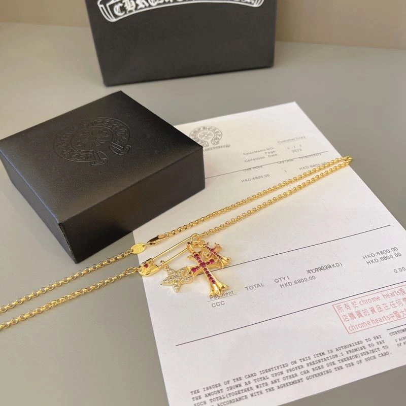 Supportive Chrome Hearts Necklaces 240696