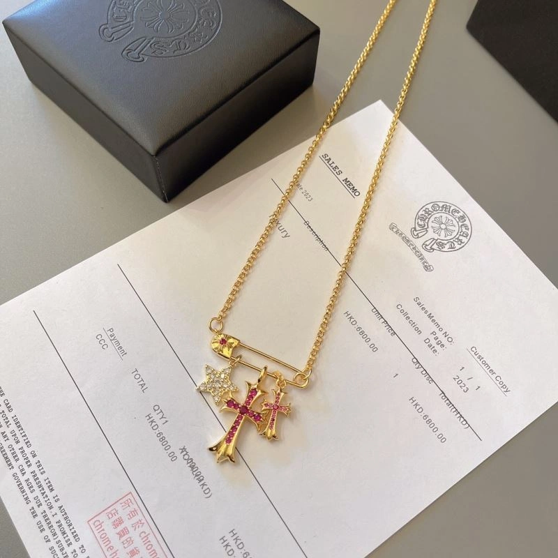 Supportive Chrome Hearts Necklaces 240696