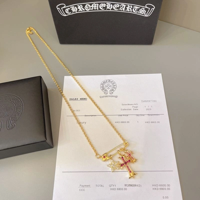Supportive Chrome Hearts Necklaces 240696