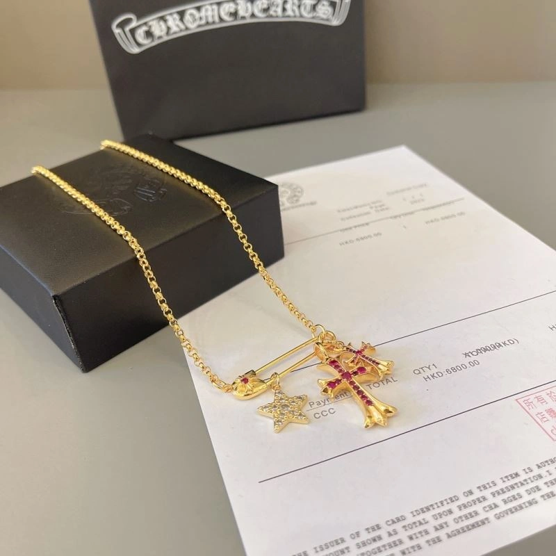 Supportive Chrome Hearts Necklaces 240696