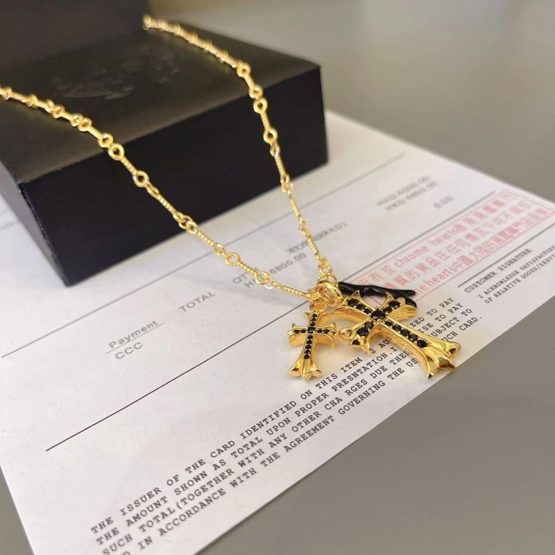 Refined Chrome Hearts Necklaces 240708