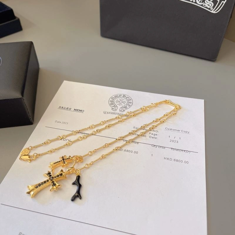 Refined Chrome Hearts Necklaces 240708