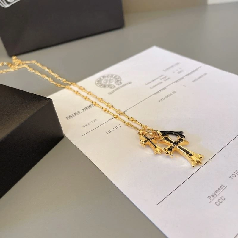 Refined Chrome Hearts Necklaces 240708