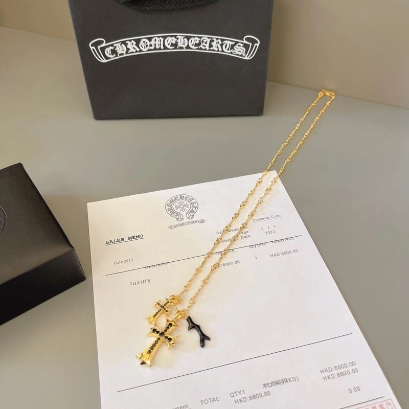 Refined Chrome Hearts Necklaces 240708