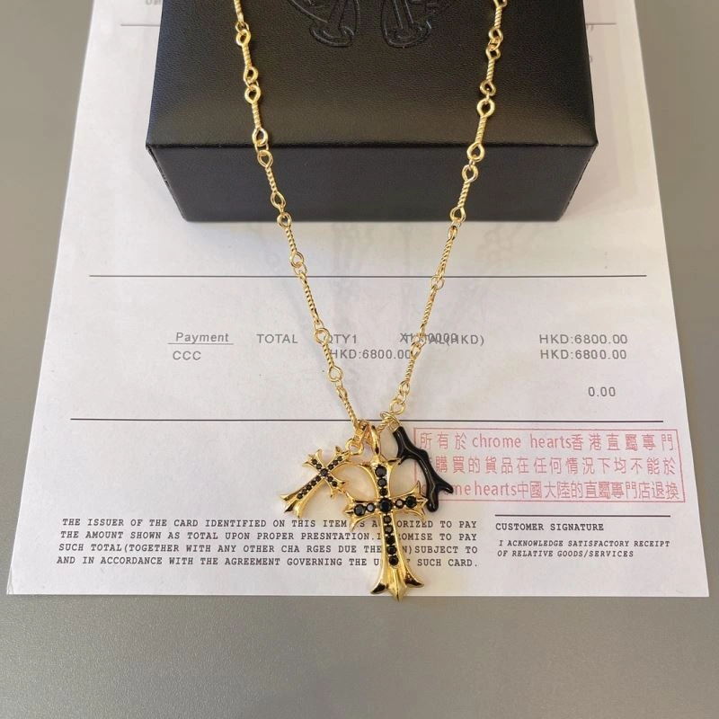 Refined Chrome Hearts Necklaces 240708