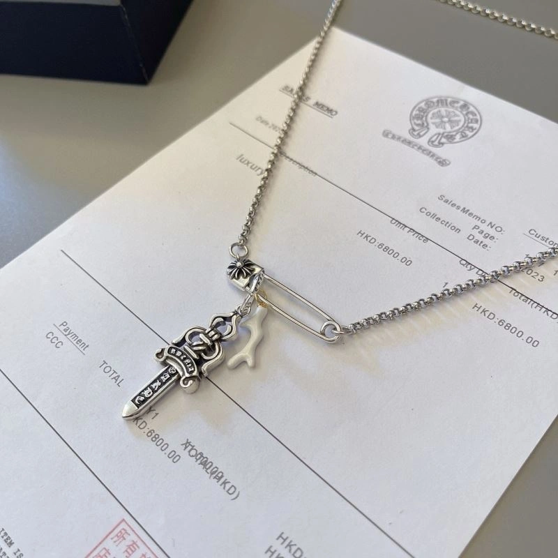 Comfortable Chrome Hearts Necklaces 240690